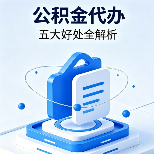 焦作公积金代办到底值不值？这5大好处让你少走弯路